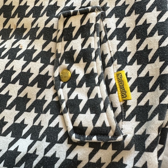 RARE No Doubt Houndstooth Concert Hoodie-XS - Picture 4 of 13